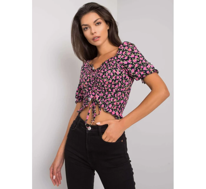 Blúzka RO BZ 2516 9.34 čierna a ružová