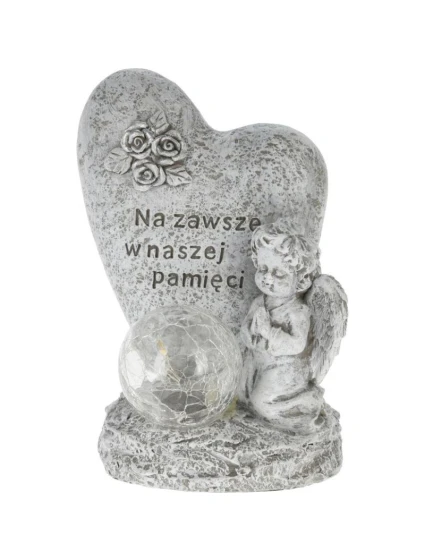 FIGÚRKA ANJELA NÁHROBNÁ SVIEČKA VEDENÁ NAVŽDY V NAŠEJ PAMÄTI