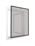 MOSKYTIÉRA DO OKNA ALU 100X120 ANTRACIT