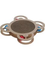 INTERAKTÍVNA HRAČKA PRE MAČKY 4 LOPTIČKY 35,5X35,5X4CM