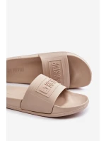 Lehké Dámské Pantofle Big Star model 21675995 Béžové - Big Star Shoes Lehké Dámské Pantofle Big Star model 21675995 Béžové - Big Star Shoes