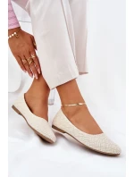 Dámské Ploché Baletky S Zlaté model 21689082 - Boto