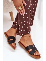 Dámské Ploché Sandály S Černé model 21704403 - Boto