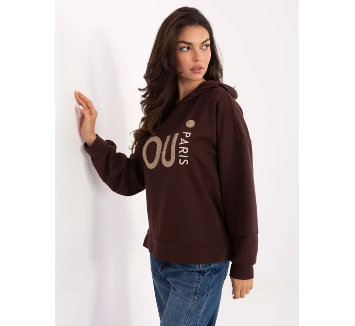 IT BL mikina H2314.26 tmavohnedá