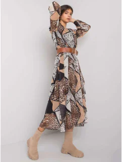 Šaty LC SK 22K 3038.78P čierna a béžová