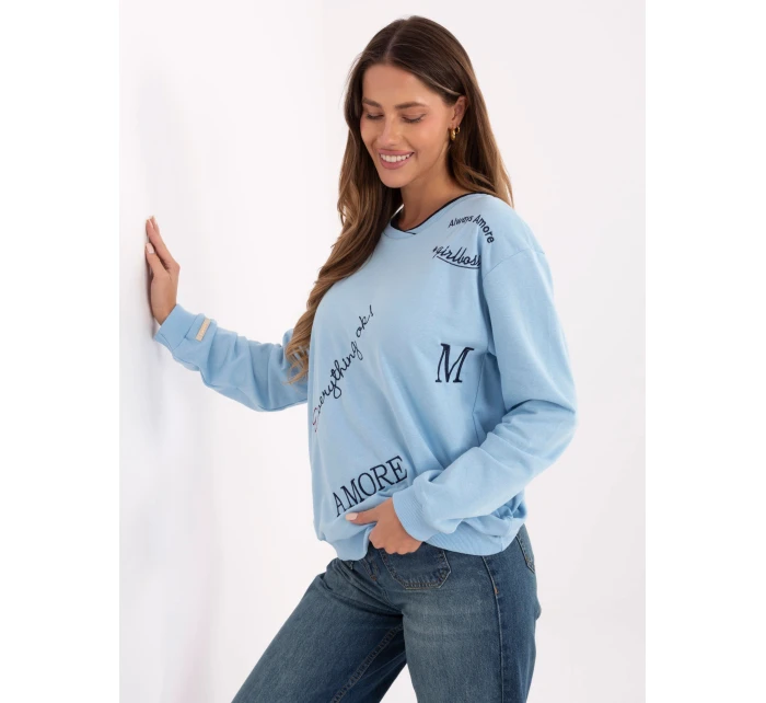 Blúzka RV BL A968.00 svetlomodrá