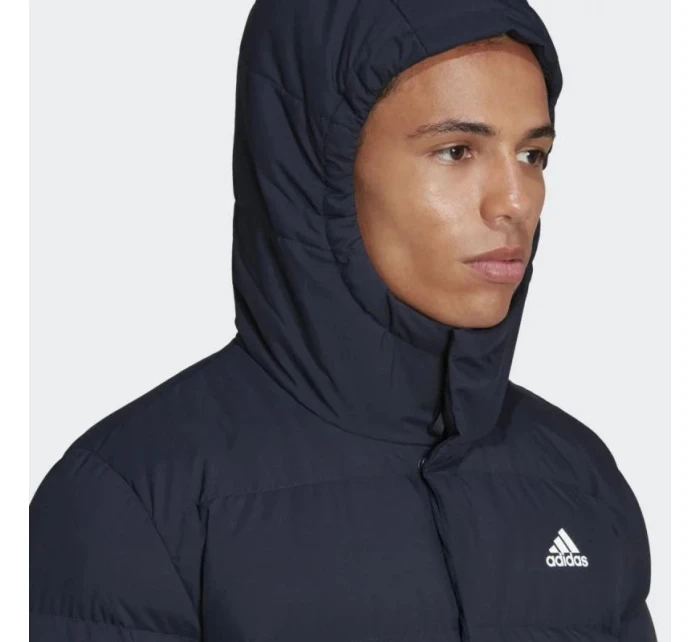 Pánská péřová bunda s kapucí M model 21859205 Tmavě modrá - ADIDAS