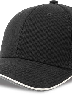 6 panelová sandwich  black model 22450279 - Atlantis Headwear