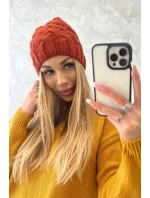 Fleecová čiapka Agnes K239 červená Fleecová čiapka Agnes K239 červená