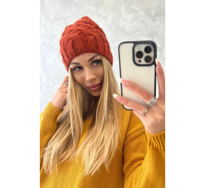Fleecová čiapka Agnes K239 červená Fleecová čiapka Agnes K239 červená