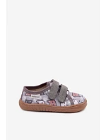 Dětské barefoot pantofle s  šedé model 22100997 - Milami