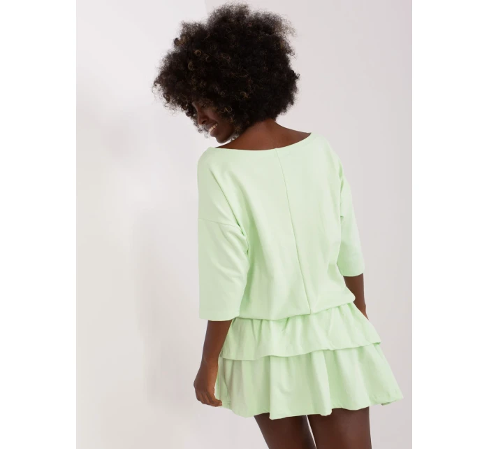 Sukienka EM SK HS 20 model 18856508 pistacjowy - FPrice
