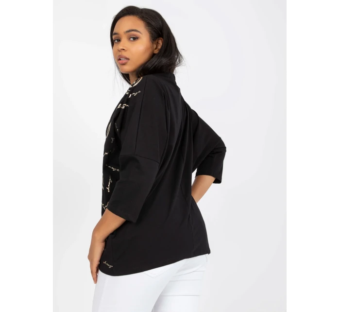 Bluzka RV BZ model 21141991 czarny - FPrice Bluzka RV BZ model 21141991 czarny - FPrice