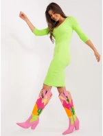 RV SK 8945 šaty.04 svetlozelená