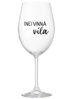 (NE)VINNÁ VÍLA - priehľadný pohár na víno 350 ml (NE)VINNÁ VÍLA - priehľadný pohár na víno 350 ml