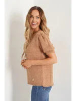 Dámský svetr s krátkým rukávem model 17267186 - Lemoniade