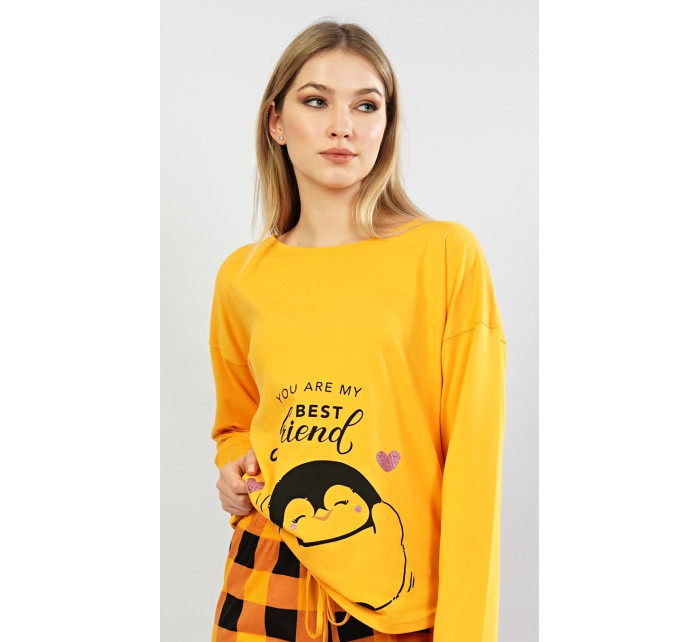 Dámske pyžamo dlhé Tučniak