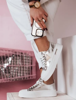 Dámské tenisky na platformě silver Dstreet model 21983993 - FashionStreet