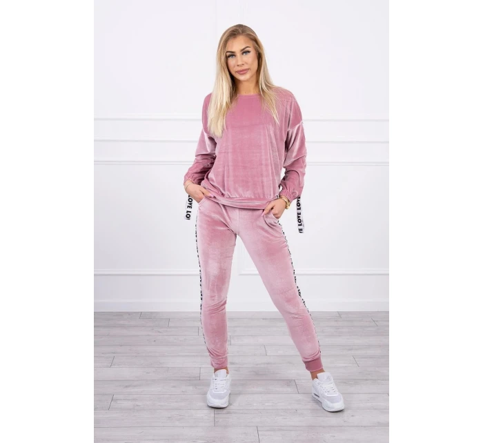 Love model 21753124 set tmavě pudrově růžový - K-Fashion