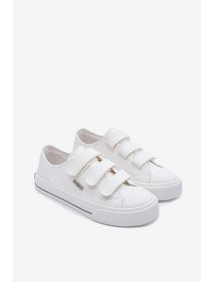 Dětské tenisky na suchý zip Big Star model 22069668 Bílé - Big Star Shoes