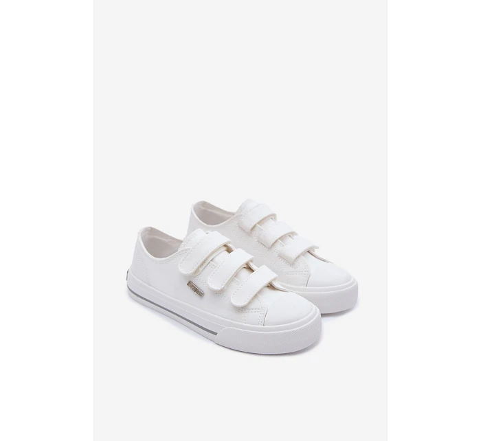 Dětské tenisky na suchý zip Big Star TT374169 Bílé Dětské tenisky na suchý zip Big Star TT374169 Bílé