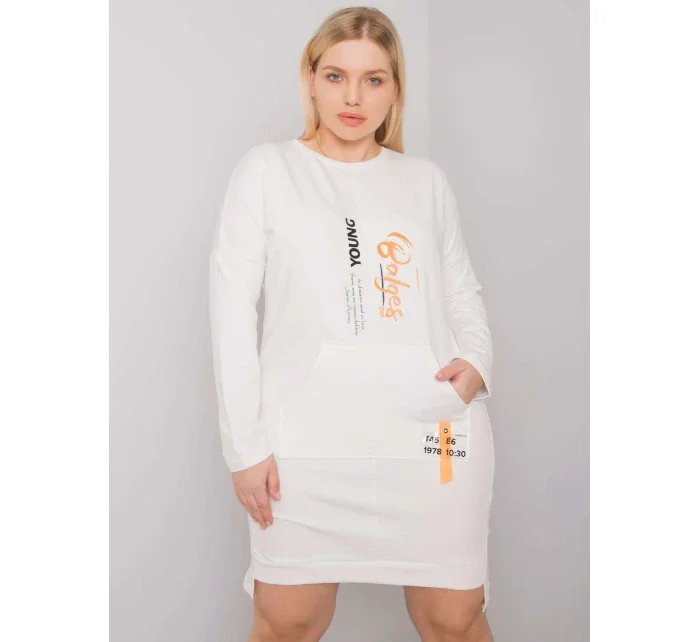 Šaty RV SK model 16198327 ecru - FPrice Šaty RV SK model 16198327 ecru - FPrice