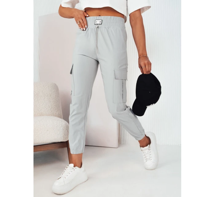 Dámské kalhoty šedé Dstreet model 21975753 - FashionStreet