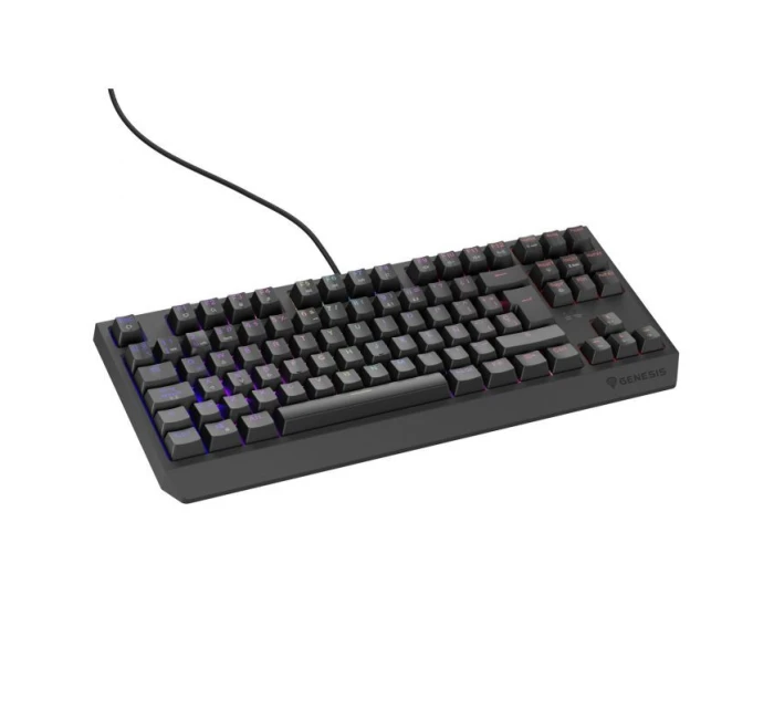 GENESIS Thor 230 TKL Herná USB QWERTY klávesnica Španielska čierna