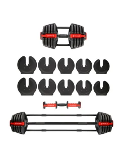 HMS SGR40 PRO SET 2v1 nastaviteľná sada činiek 43,5 kg