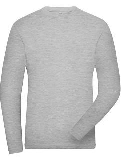 JN Pánské pracovní tričko Solid 02. grey heather model 22531758 - Daiber