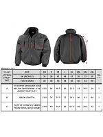 Result R 300X Pilotná bunda „Sabre“ 30.300X tmavomodrá
