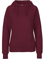 O Dámská mikina s kapucí z bio bavlny bordeaux model 22505972 - Neutral O Dámská mikina s kapucí z bio bavlny bordeaux model 22505972 - Neutral