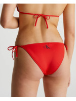Dámsky spodný diel plaviek KW01988 XNE červená - Calvin Klein