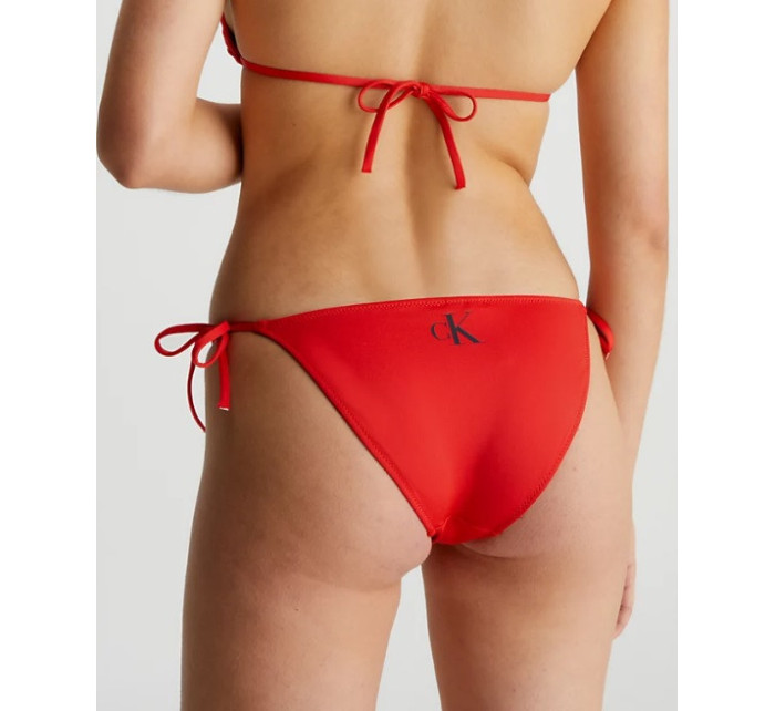 Dámský spodní díl plavek KW01988 XNE červená - Calvin Klein