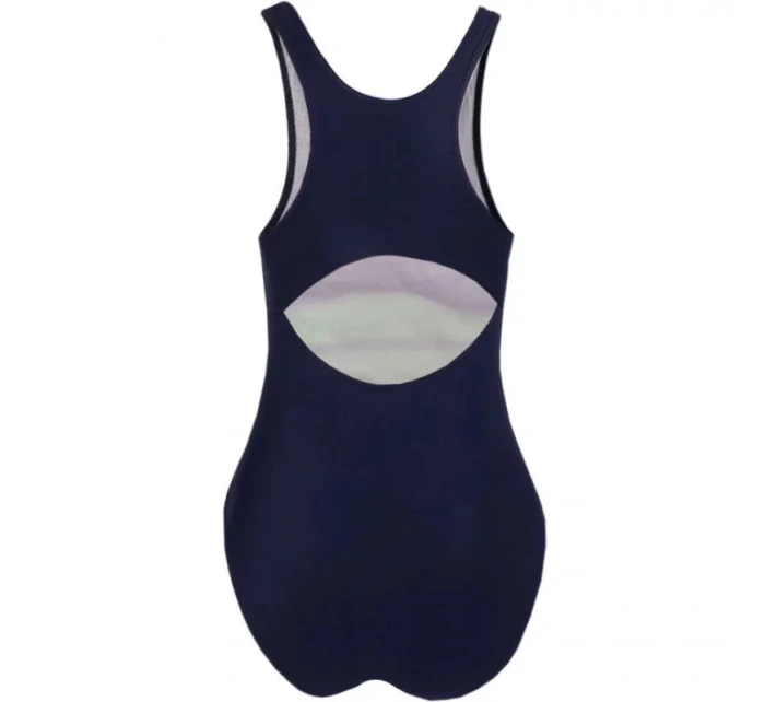 Dámske nohavice Katie W 02 tmavo modré s neónovou zelenou - Crowell