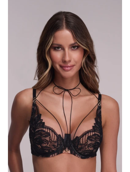 PODPRSENKA AV 2177 SEMI SOFT BLACK MAXI