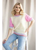 Sveter s krátkym rukávom model 178640 PeeKaBoo Sveter s krátkym rukávom model 178640 PeeKaBoo