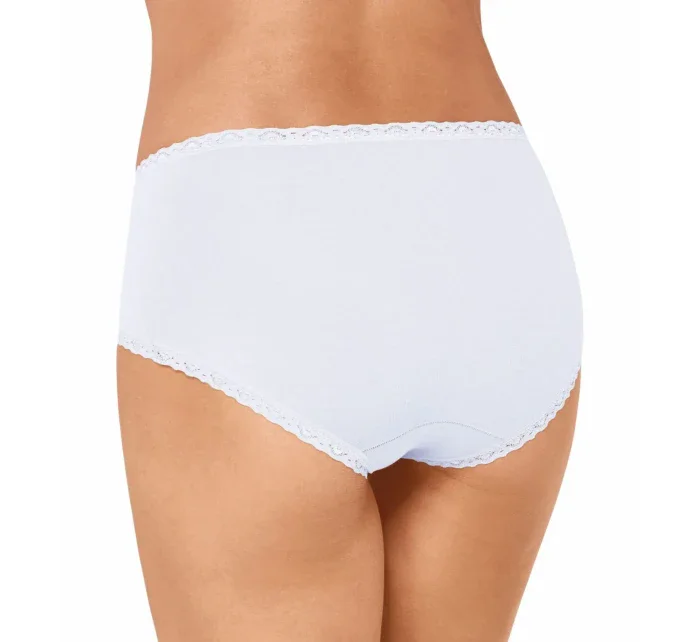 Dámské kalhoty Sloggi 24/7 Cotton Lace Midi bílé