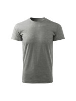 Malfini Heavy New Free M MLI-F3712 tmavo šedé melanžové tričko