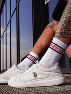 Pánské ponožky CRUSH bílé