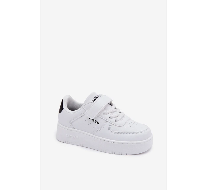 Dětské tenisky na suchý zip LEVI'S NEW UNION BOLD Bílé