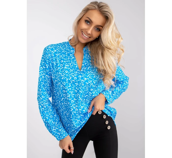 Blúzka DHJ BZ 6825.56 modrá