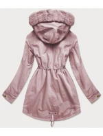 Dámska prechodná bunda Parka Powder Pink (w806)