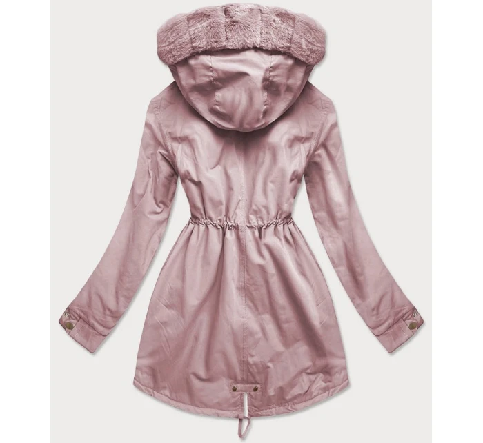 Dámska prechodná bunda Parka Powder Pink (w806)