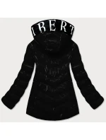 BŁYSZCZĄCA KURTKA DAMSKA Z CZARNA model 21243085 - SPEED.A BŁYSZCZĄCA KURTKA DAMSKA Z CZARNA model 21243085 - SPEED.A