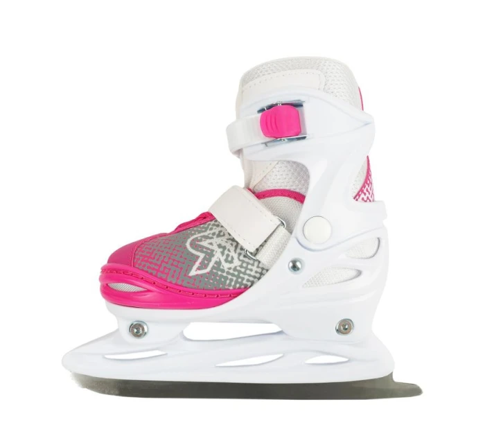 Korčule Roces Jokey Ice X bielo-ružové 450746 001