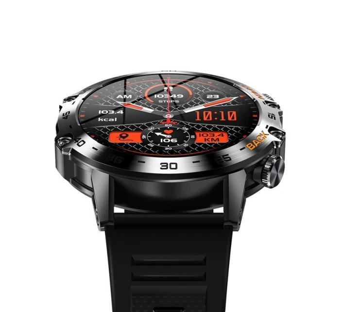 VELTORI VT120-1 Smartwatch Čierny silikónový remienok