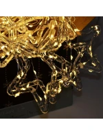 Svetelné závesy na vianočný stromček 120x120 CM 235LED WHITE STARS