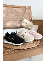 Sportovní tenisky dětské na suchý zip černé Galisse Sportovní tenisky dětské na suchý zip černé Galisse