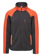 Pánska mikina Polar Monar M 92800621574 grey-orange - Hi-Tec